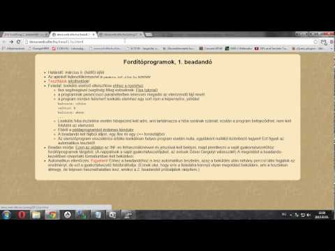 Fordítóprogramok flex lexikális elemzés 03 - csttabi