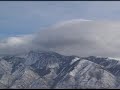 Wasatch Mountains, Sandy, UT - Time-lapse 1/4/2008