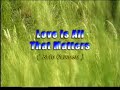 love is all that matters  eric carmen