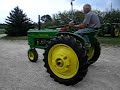 JD Antique 1942 John Deere HN farm tractor two cylinder expo