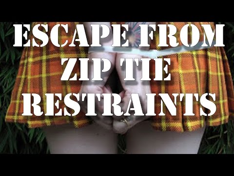 how to break zip tie restraints