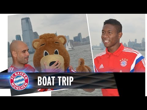 FC Bayern boat trip in New York