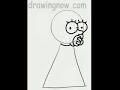 learn to draw maggie from the simpsons