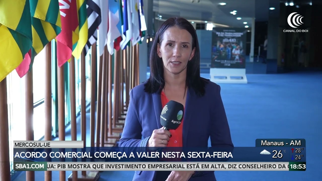 Acordo Mercosul-UE começa a valer nesta sexta-feira