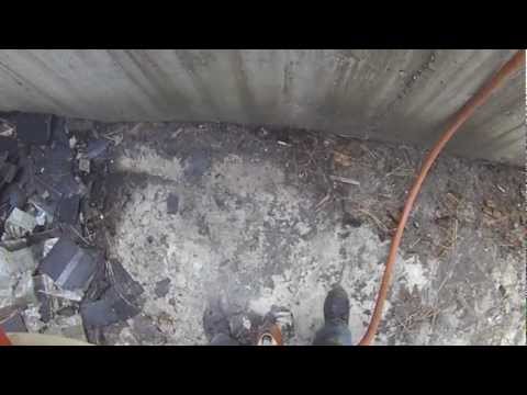 how to fill swimming pool with dirt