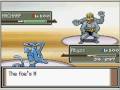 Arbok vs Tyrano Platinum edition