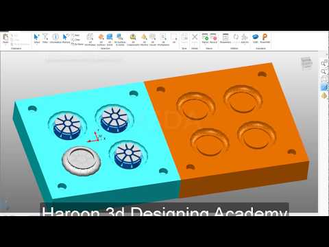 Manual Mould Designing In Powershape 2018 | Autodesk Powershape 2019