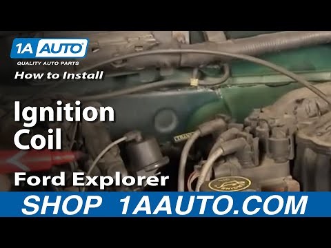 How To Install Replace Ignition Coil Ford Explorer Mercury Mountaineer Mazda 4.0L 91-08 1AAuto.com