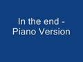 In the end - Piano Version 