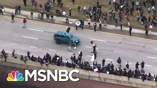 Jeep Drives Through Crowd of Black Lives Matter Pr