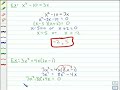 Factoring and solving quadratic equations video (ACS BR 2A4)