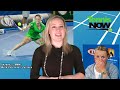 lauren lynch reports the latest tennis news from tennis now. in the fed cup standings, russia has rallied to fight on, thanks to wins by svetlana kuznetsova and anastasia pavlyuchenkova. russia will host defending champions italy, who have been putting away the aussies. francesca schiavone edged out sam stosur, and flavia pennetta put jarmila groth away. meanwhile belgians kim clijsters and yanina wickmayer whack away at team usa. prince william's bride-to-be kate middleton may soon be moving into the royal family's wimbledon box. australian open champ kim clijsters has caroline wozniacki on the run for the wta's world #1 ranking. meanwhile serena lives it up at the super bowl, cheering hard for the green bay packers. subscribe to the tennis now youtube channel for weekly updates, news and gossip. www.tennisnow.com