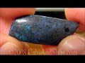 Andamooka Black Matrix Opal Designer Cabochon FC46 on CabsAndSlabs.com Andamooka Black Matrix Opal Designer Cabochon FC46 on CabsAndSlabs.com