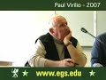 Paul virilio. dromology and claustrophobia. 2007 10/16