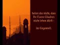 An die Muslime in der Schweiz