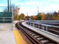 MBTA Mattapan PCC Streetcar Arrives Ashmont