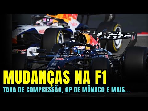 MUDANÇAS NA FORMULA 1 : MUDANÇA NO GP DE MONACO, NA QUALIFICAÇÃO E MEDIÇÃO NA TAXA DE COMPRESSÃO
