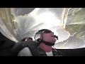former f1 driver doornbos in a red bull air race plane