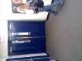 my and my friend greg lock the door and girl walks into it!!