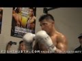 Victor Ortiz Media Workout For Floyd Mayweather Jr.