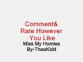 Miss my homies-ThaKid'(HMONG RAP)