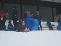 Sherilyn and mama sledding