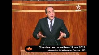 Intervention De Mohammed Ouzzine -MP• Chambre Des Conseillers 19 Nov 2013