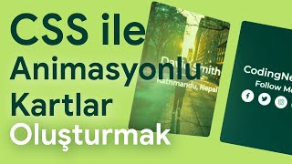 CSS ile Animasyonlu Kartlar Oluşturmak  CSS Dersl