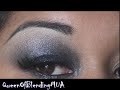 Sparkly Black smokey eye Tutorial!!!