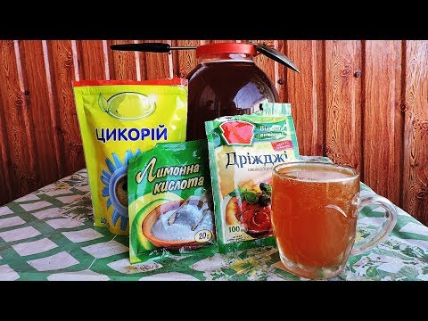 Домашний Квас из ЦИКОРИЯ! Дешёвый Рецепт. Очень Вкусно!