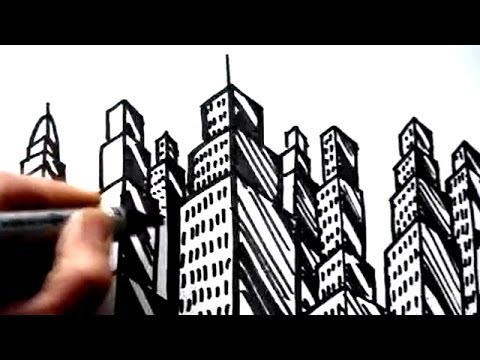 how to draw buildings