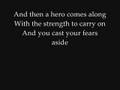 X Factor Finalists Hero Lyrics.wmv