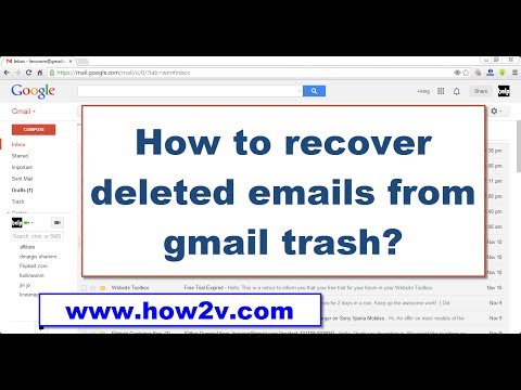 how to recover gmail trash
