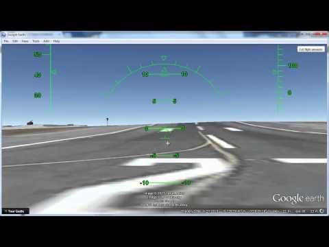 how to control plane in google earth