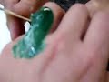 Terry Binns Demonstrating Finger Waxing with Cirepil Blue