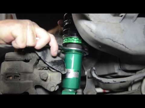 how to adjust bc coilover height