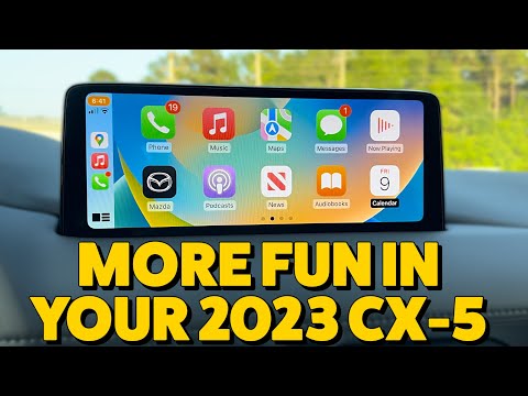 how to setup the 2023 mazda cx 5 infotainment apple carplay