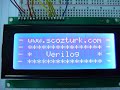 PIC 16F877A ile 4x20 LCD kontrolü PIC 16F877A ile 4x20 LCD kontrolü