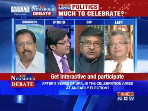 The Newshour Debate: Is UPA's celebration aimed at early elections? (Part 3 of 3)