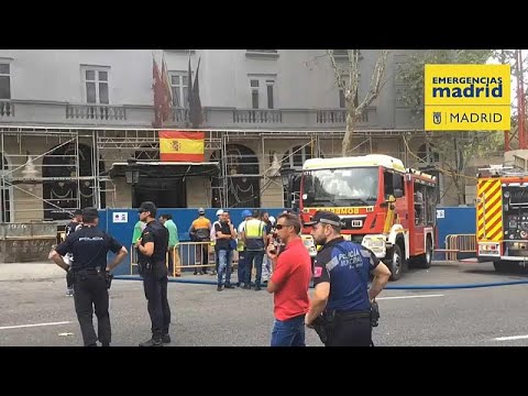 Baugerst bei Hotelrenovierung in Madrid abgestrzt: Ein Toter, elf Verletzte