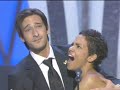 editor, lisa churgin on adrien brody kissing halle berry when he won best actor for 