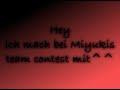 Re: Miyku needs a team