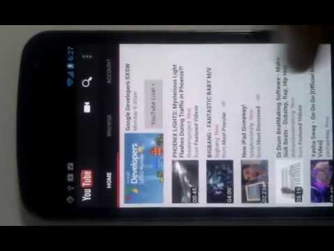 Youtube video for App