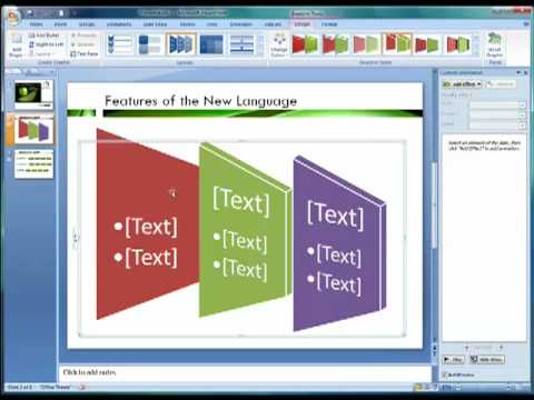 peakdavid - PowerPoint 2007 tutorials - how to apply principles of graphic design and visual literacy to produce professional-level presentations with animations. Playli...