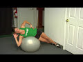 Stability Ball Combination Exercises : Stability Ball Exercises: Oblique & Abs