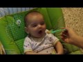 Real food for the first time