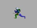 3ds Max BipedAnimation Man Run With Sword