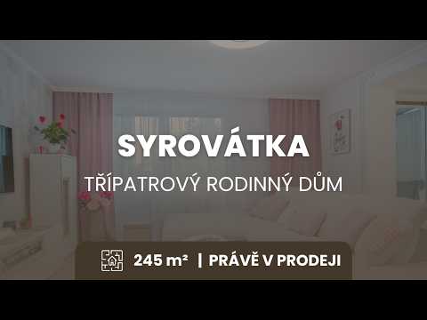 Video Moderní rodinné bydlení po kompletní rekonstrukci v obci Syrovátka – mezi Hradcem Králové a Pardubic