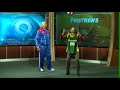 Harlem Globetrotter Shows Off For \"FirstNews\" Harlem Globetrotter Shows Off For \"FirstNews\"