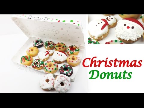 DIY KRISPY KREME DONUTS + BOX Polymer Clay Tutorial
